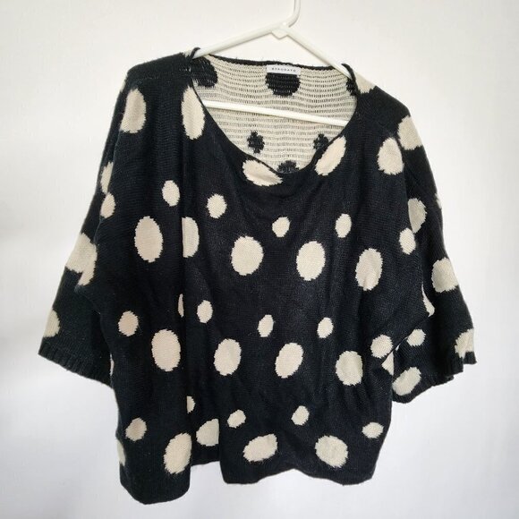 Staccato Black & White Knit Sweater - Picture 1 of 5